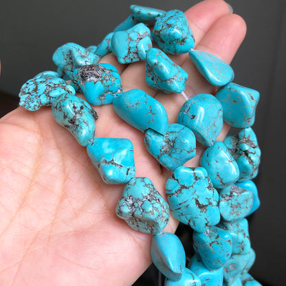 Blue Howlite Freeform Nuggets