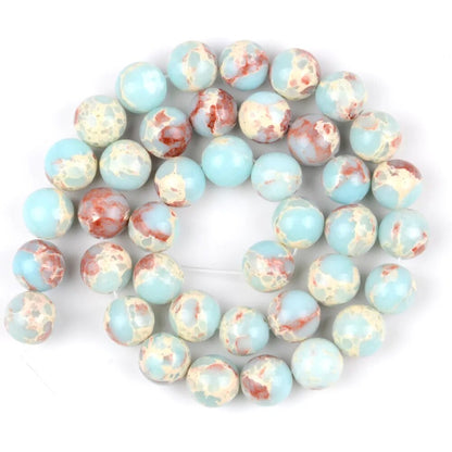 Shoushan Terra Impression Jasper Beads 8-16mm