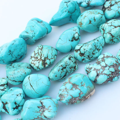 Blue Howlite Freeform Nuggets