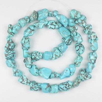 Blue Howlite Freeform Nuggets