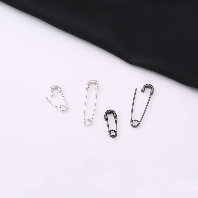 Wholesale 925 Sterling Silver Pin Earrings New Fashion Hip HopCool Handsome Men and Women Clip Ear Stud Jewelry