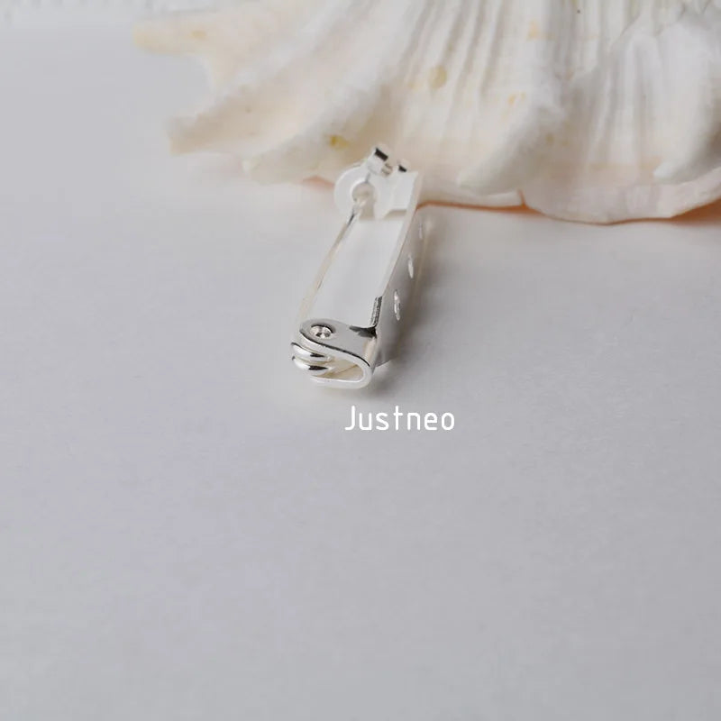 Solid 925 Sterling Silver Breastpin Safty-Closure Needle Lapel Stick, Handmade  DIY Blank Stick Pins Brooches Findings