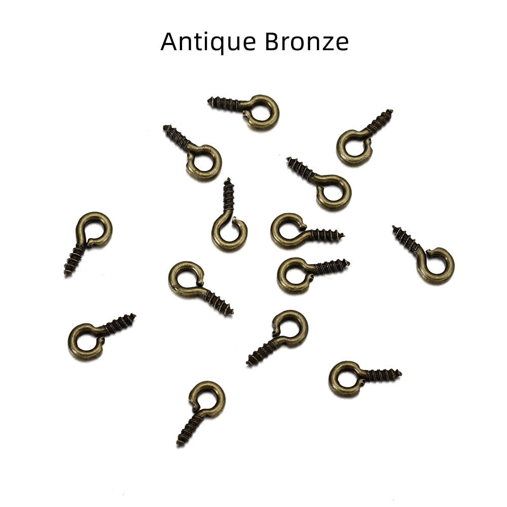 Mini Screw Pendants, 300-500pcs