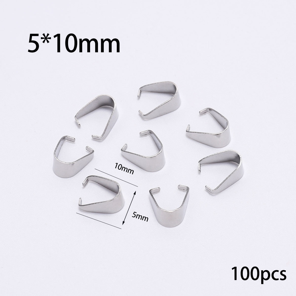 Gold Stainless Steel Clasps, 50-100pcs