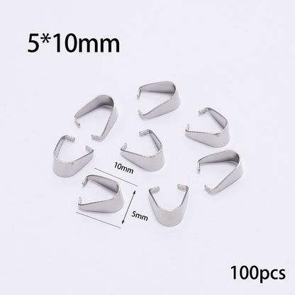Gold Stainless Steel Clasps, 50-100pcs