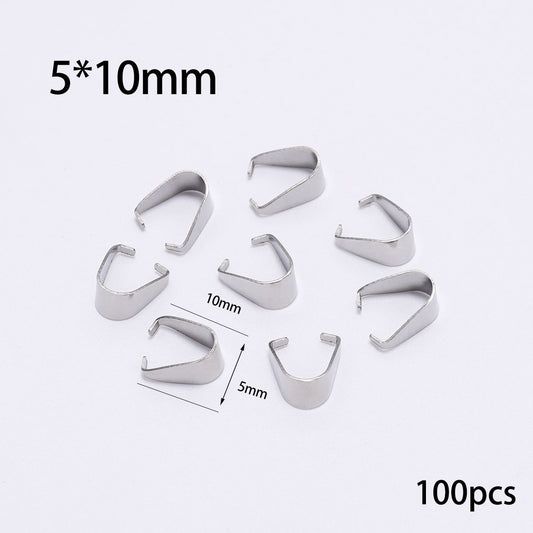 Gold Stainless Steel Clasps, 50-100pcs