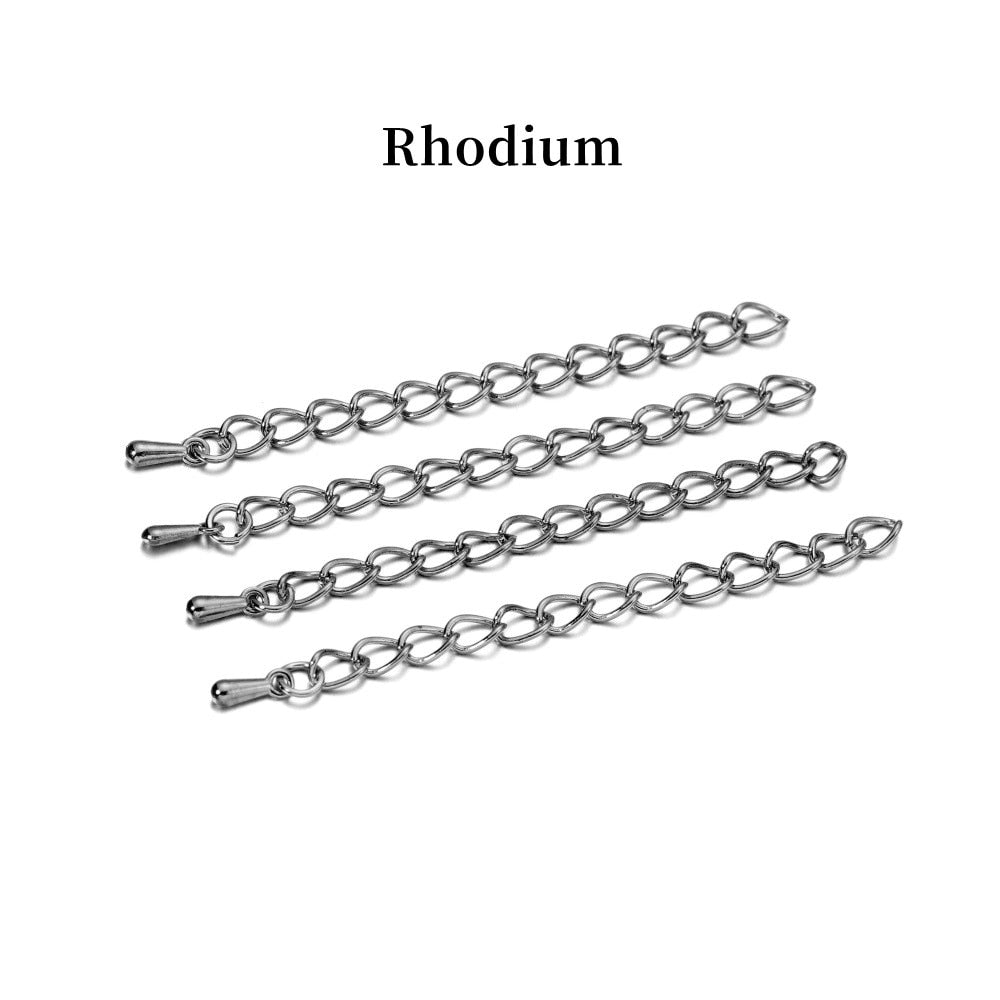 Connecteur de chaîne de queue d'extension étendue de ton de 50mm 70mm, 20 pièces/lot