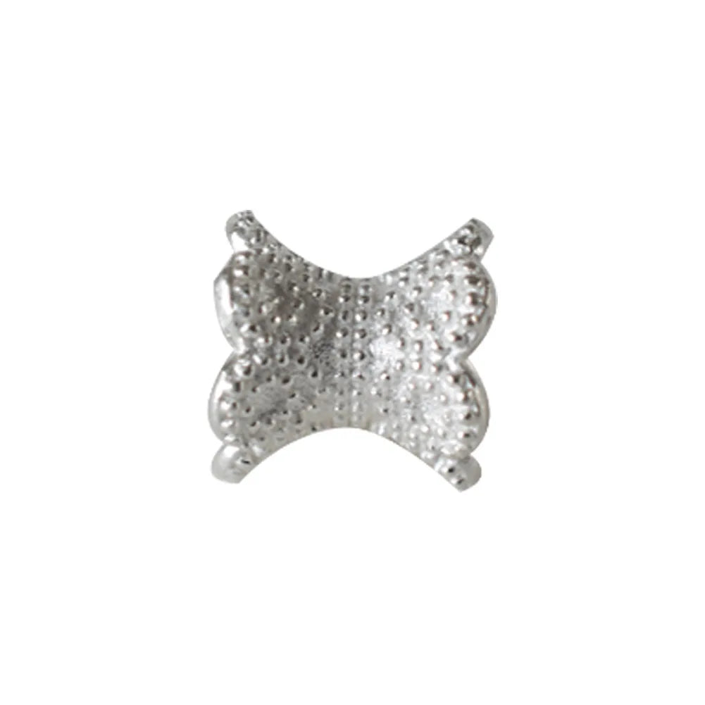 925 Sterling Silver Double Side Flower Beads Caps Spacer Beads for DIY Bracelet Necklace Jewelry Making