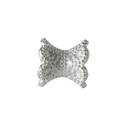 925 Sterling Silver Double Side Flower Beads Caps Spacer Beads for DIY Bracelet Necklace Jewelry Making