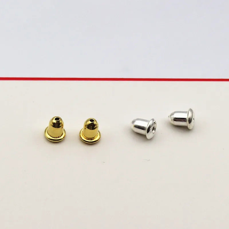 1 Pair 925 Sterling Silver Earring Backs Ear Friction Stopper DIY Jewelry Making Earnut for  Studs   Accessories
