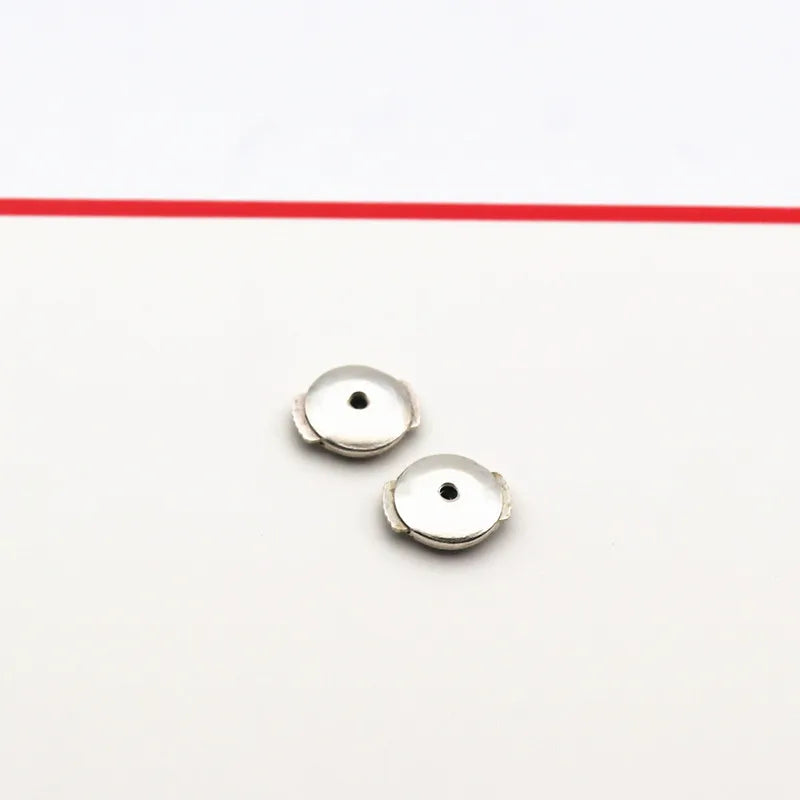 1 Pair Solid 925 Sterling Silver Earring Backs for Studs Locking Safety Hypoallergenic  DIY Jewelry Making Accessories Supplies