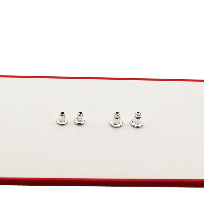 2/2.5mm Earnut for Studs Solid 925 Sterling Silver Earring Back Friction Stopper DIY Jewelry Making Accessories Supplies Finding