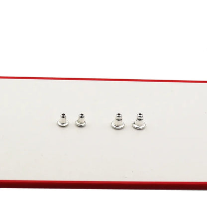 2/2.5mm Earnut for Studs Solid 925 Sterling Silver Earring Back Friction Stopper DIY Jewelry Making Accessories Supplies Finding