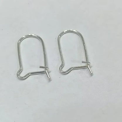 1Pair Solid 925 Sterling Silver Earring Hooks Korea DIY Jewelry Accessories Handmade Making Components Finding