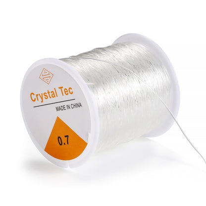 Cordon élastique élastique en cristal transparent, 20 à 100 mètres