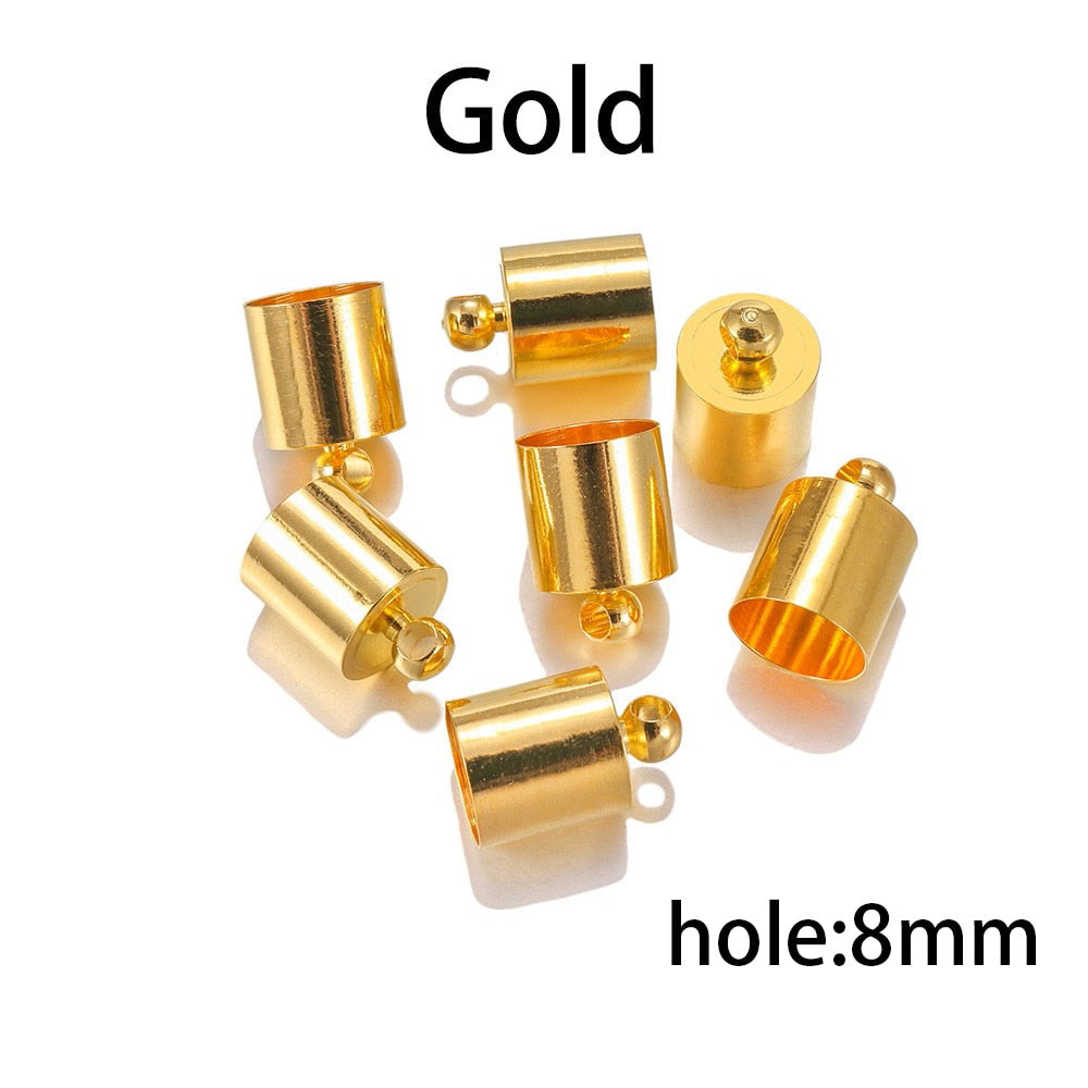 Stainless Steel End Tip Cap 2-10mm, 10pcs