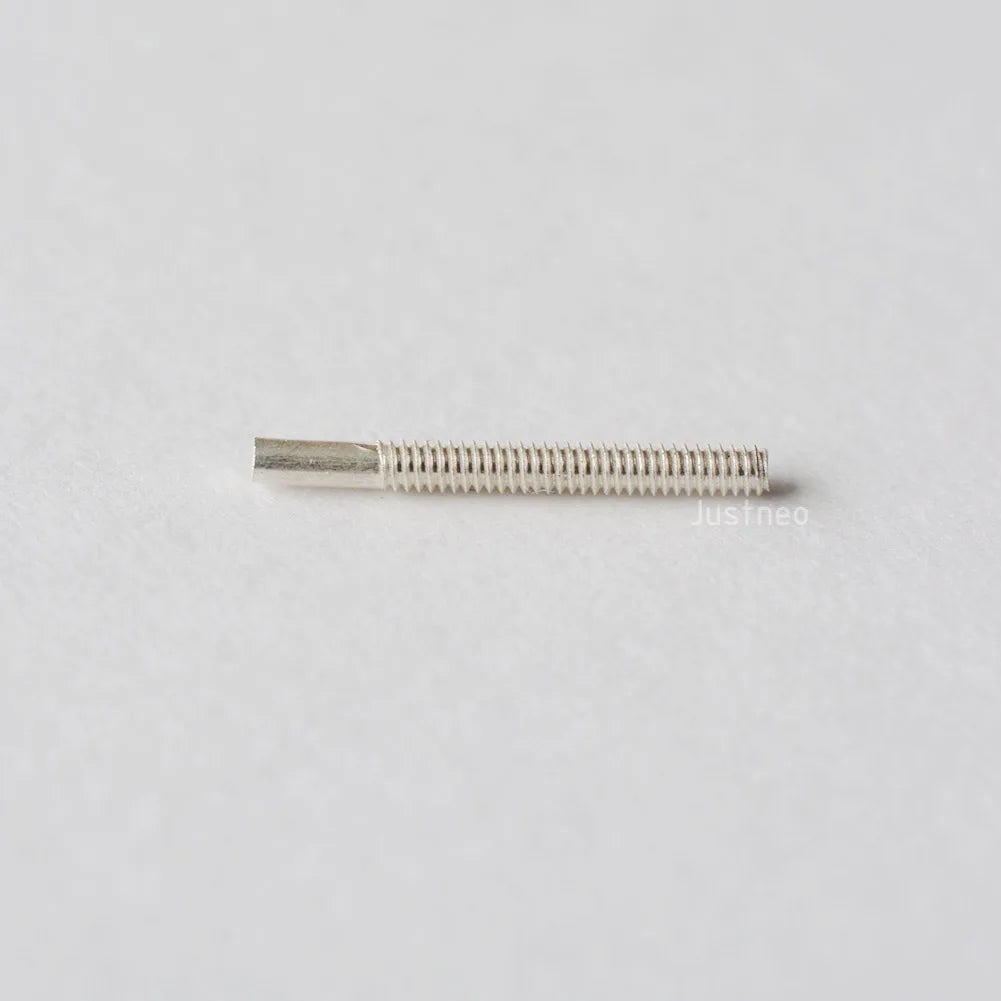 Solid 925 Sterling Silver screw Stud Earring Post Pin with screw earring backs for Pearl earring stud Jewelry diy Components