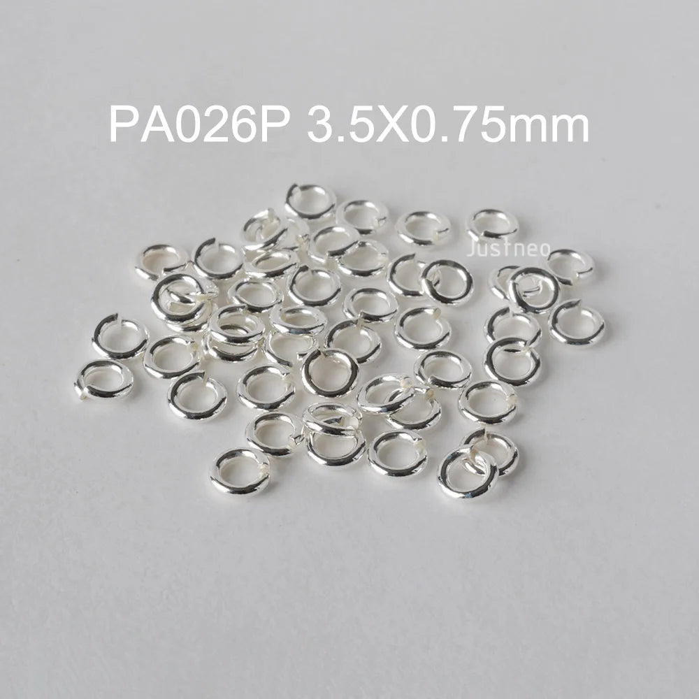 925 sterling silver open jump rings for jewelry making, silver beadnova open jump rings for Jewelry Making Necklace Repair