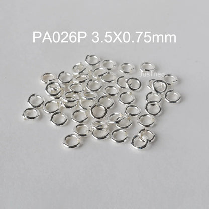 925 sterling silver open jump rings for jewelry making, silver beadnova open jump rings for Jewelry Making Necklace Repair