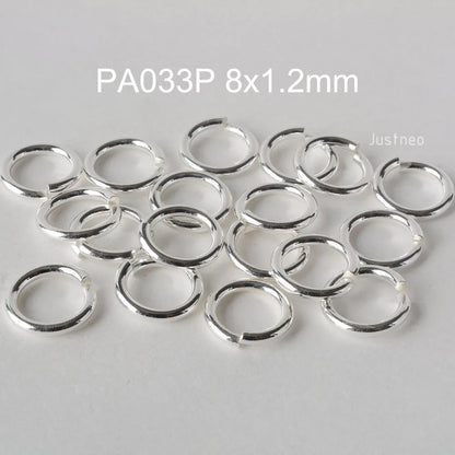 925 sterling silver open jump rings for jewelry making, silver beadnova open jump rings for Jewelry Making Necklace Repair