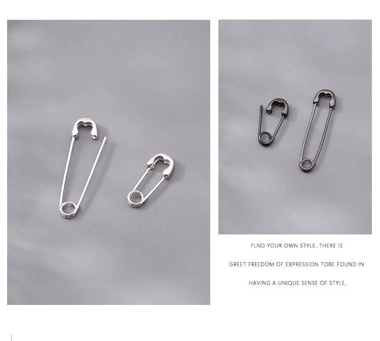 Wholesale 925 Sterling Silver Pin Earrings New Fashion Hip HopCool Handsome Men and Women Clip Ear Stud Jewelry