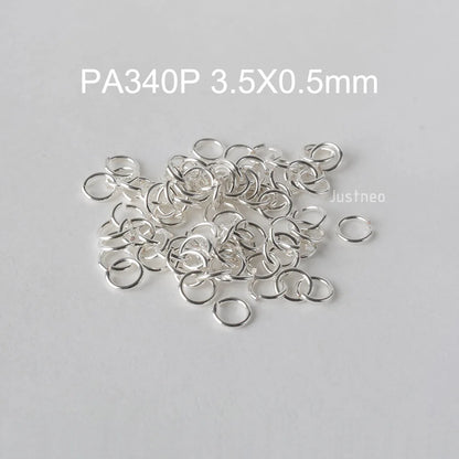 925 sterling silver open jump rings for jewelry making, silver beadnova open jump rings for Jewelry Making Necklace Repair