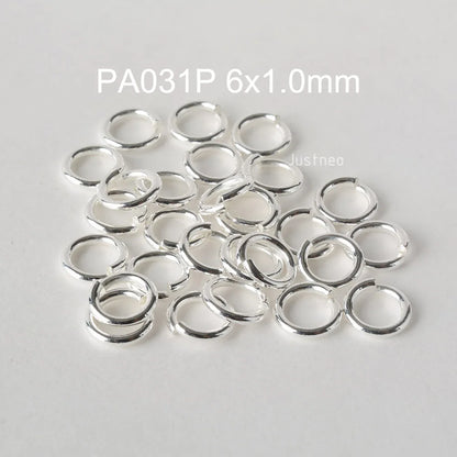 925 sterling silver open jump rings for jewelry making, silver beadnova open jump rings for Jewelry Making Necklace Repair