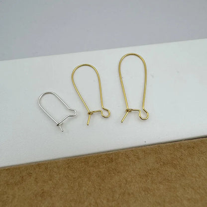 1Pair Solid 925 Sterling Silver Earring Hooks Korea DIY Jewelry Accessories Handmade Making Components Finding