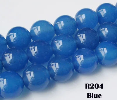 Agate Beads 10mm Semi-precious Stone Loose Beads Round Balls for Beaded Necklace Bracelet Earring Handmade Jewelry DIY
