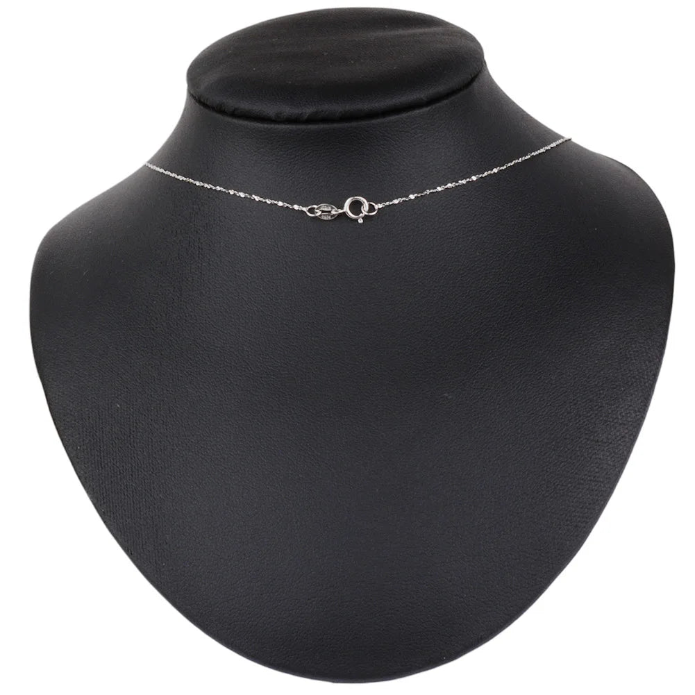 925 Sterling Silver Shimmering Starry Night Necklace, Fine Dainty Sparkle Chain for Women