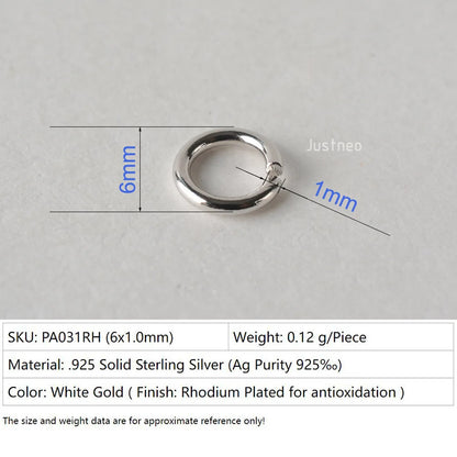 925 sterling silver open jump rings for jewelry making, silver beadnova open jump rings for Jewelry Making Necklace Repair