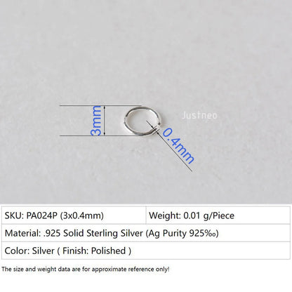 925 sterling silver open jump rings for jewelry making, silver beadnova open jump rings for Jewelry Making Necklace Repair