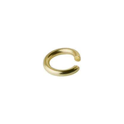 Solid 18k Karat Yellow Gold Open Jump Ring  Au750 18ct  Circle Split for Necklace Jewelry Findings and Components