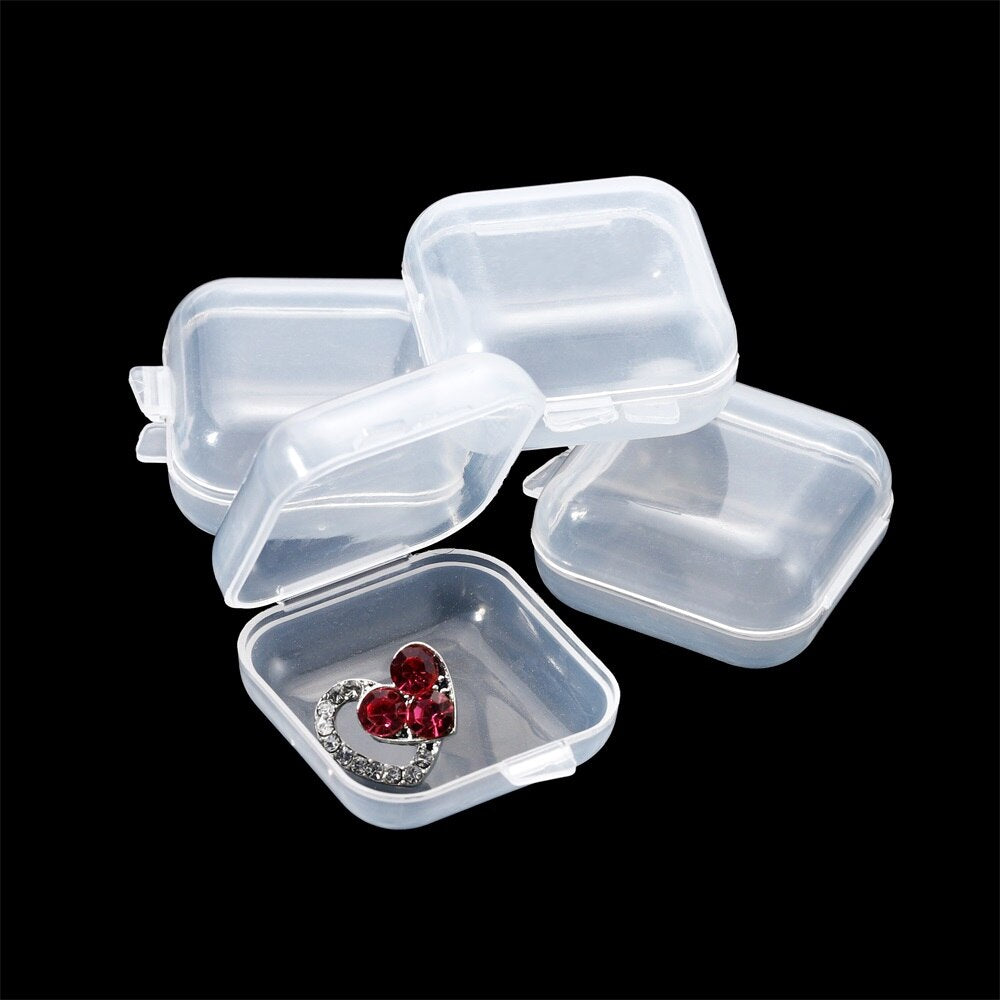 Mini Transparent Jewelry Storage Box