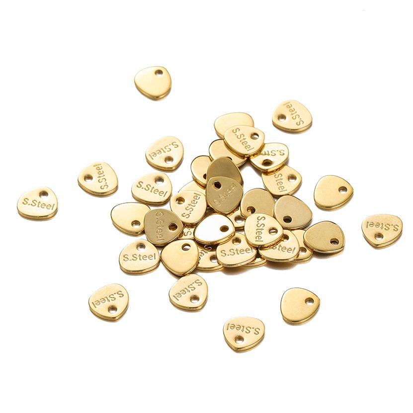 Goldene quadratische Schwanzkette, 20–50 Stück