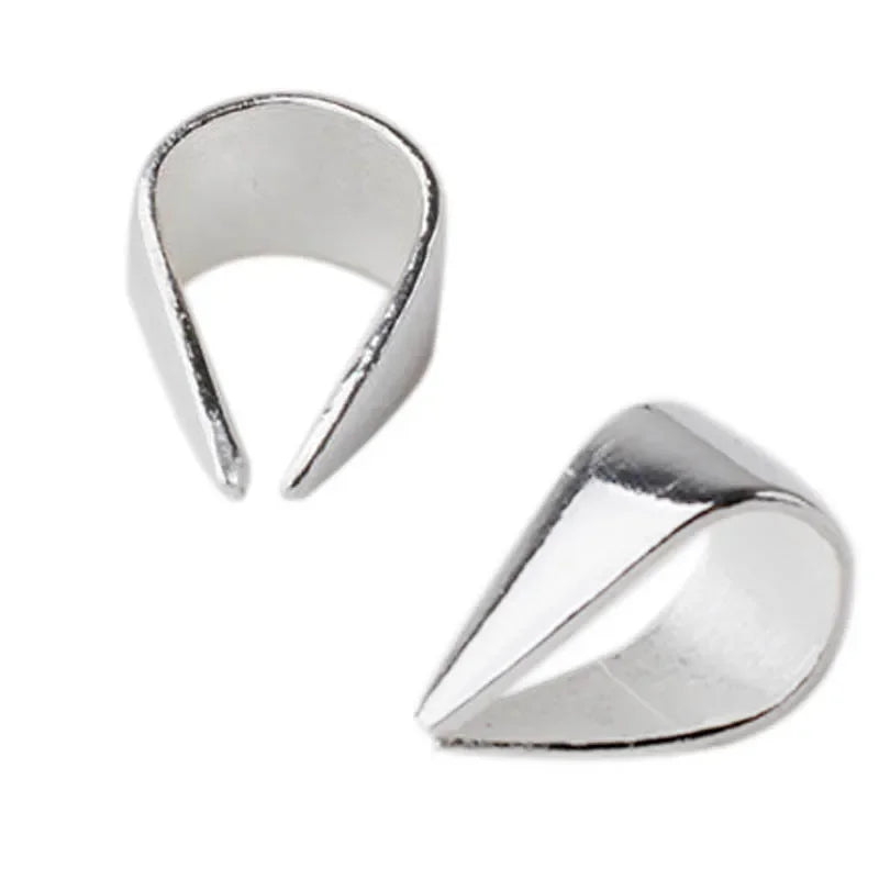 Solid 925 Sterling Silver Pendant Clasp Bail Connector for necklace & pendant silver jewelry,diy