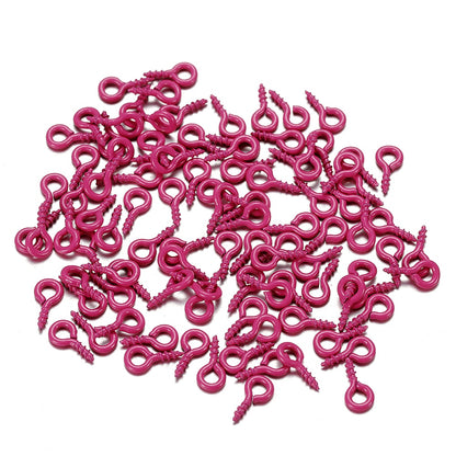 4x8mm Colorful Mini Eye Pins, 200pcs