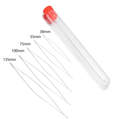 Aiguilles à perler en acier inoxydable, 1 à 5 pièces