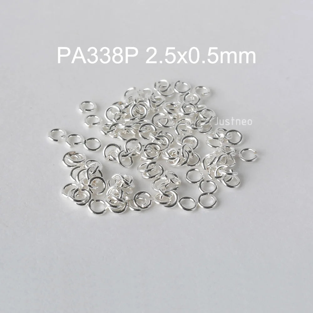 925 sterling silver open jump rings for jewelry making, silver beadnova open jump rings for Jewelry Making Necklace Repair