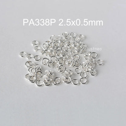 925 sterling silver open jump rings for jewelry making, silver beadnova open jump rings for Jewelry Making Necklace Repair