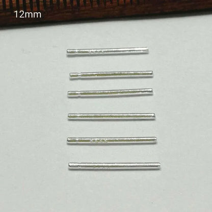 1 Pair Solid S999 Sterling Silver Earring Stud Post Pin Ear Back Stem DIY Jewelry Making Components Findings