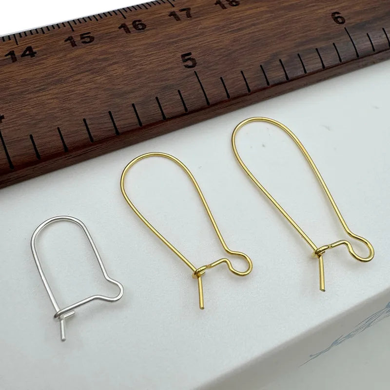 1Pair Solid 925 Sterling Silver Earring Hooks Korea DIY Jewelry Accessories Handmade Making Components Finding