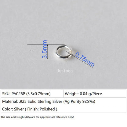925 sterling silver open jump rings for jewelry making, silver beadnova open jump rings for Jewelry Making Necklace Repair