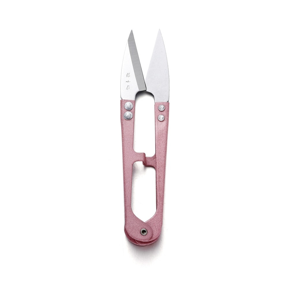 Multicolor U-Shape Trimming Scissors