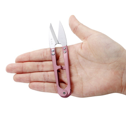 Multicolor U-Shape Trimming Scissors