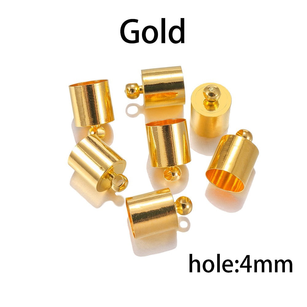Stainless Steel End Tip Cap 2-10mm, 10pcs