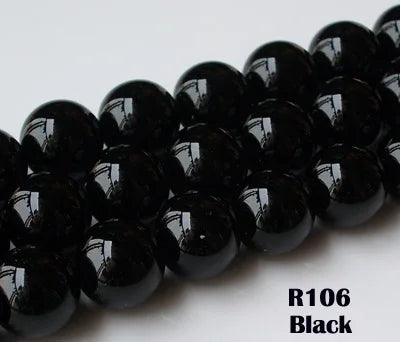 Agate Beads 10mm Semi-precious Stone Loose Beads Round Balls for Beaded Necklace Bracelet Earring Handmade Jewelry DIY