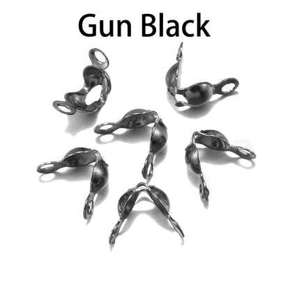 4 x 7 mm Kugelketten-Kalotten-Endklemmen, 100–200 Stück