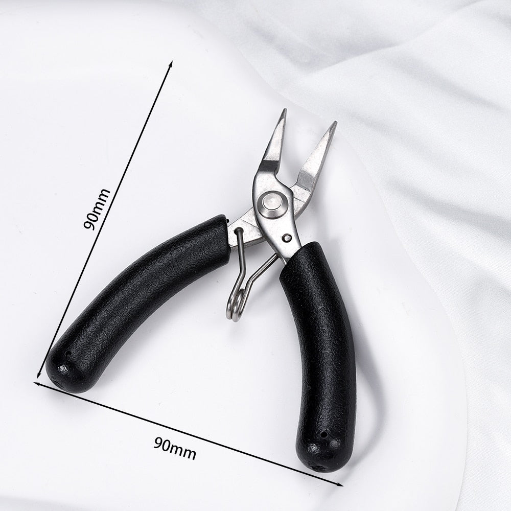 Stainless Steel Jewelry Pliers with Wire Cutter