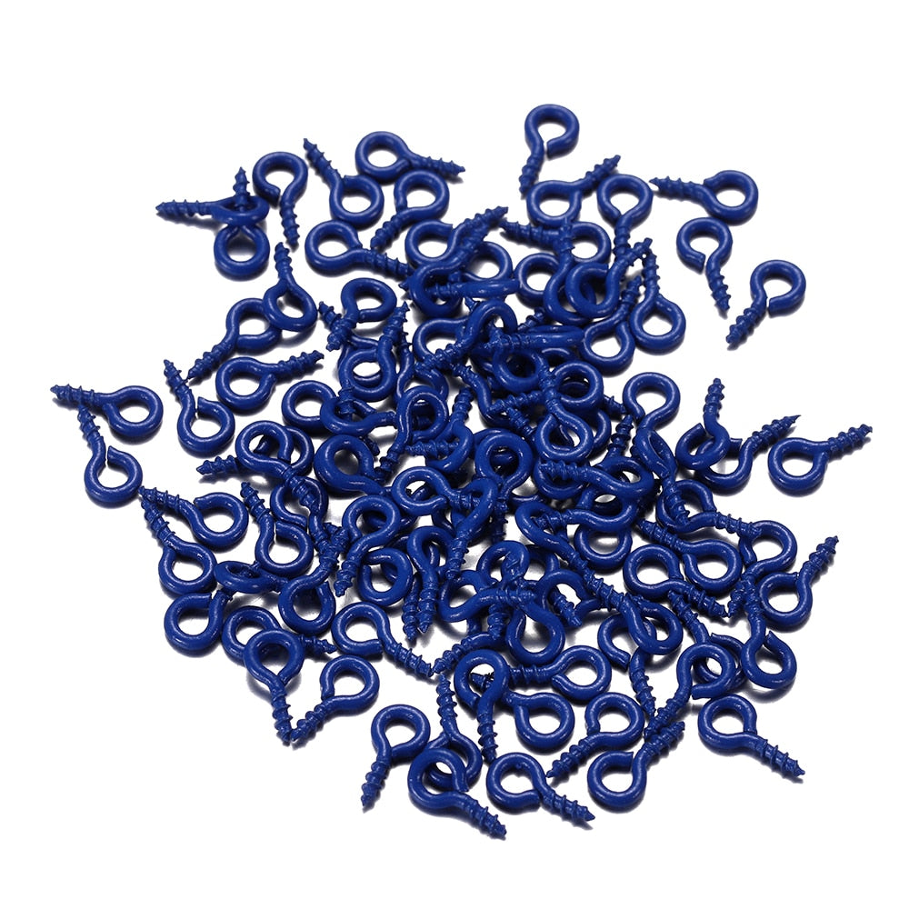 4x8mm Colorful Mini Eye Pins, 200pcs
